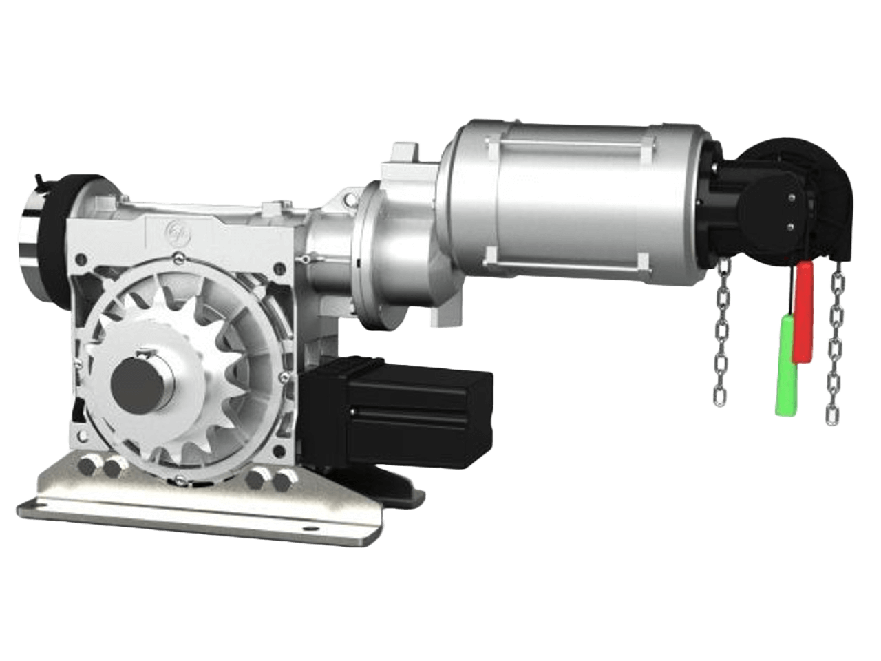 GfA Elektromaten KE 120.24 NHK DES Ø55-Chain Drive for Doors 1200Nm with Emergency Hand Crank