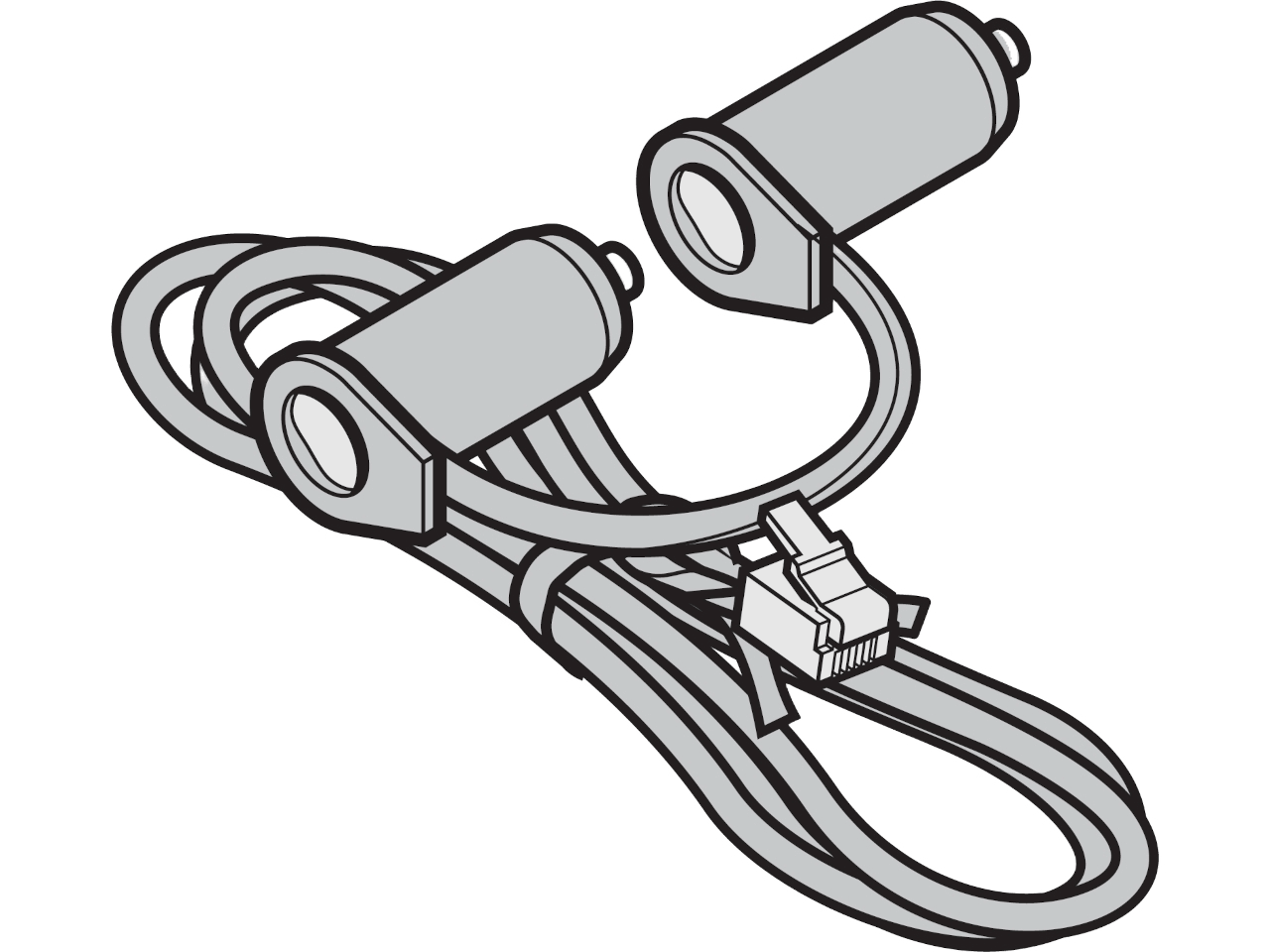 Hormann Optical sensors double SKS grey