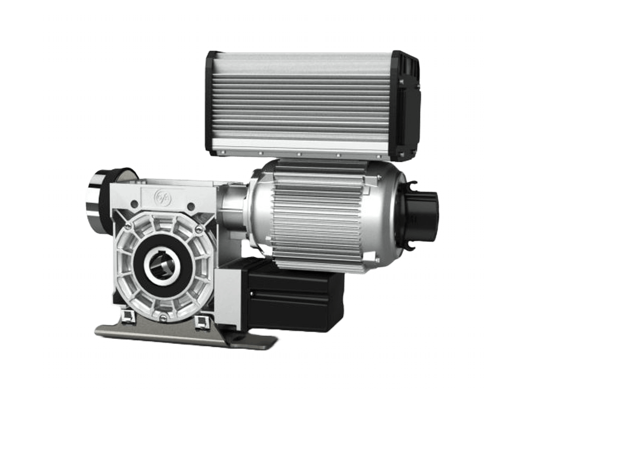 GfA Elektromaten SI 40.40 FI NHK DES Ø40-Safedrive® with Integrated Frequency Inverter 400Nm with Emergency Hand Crank