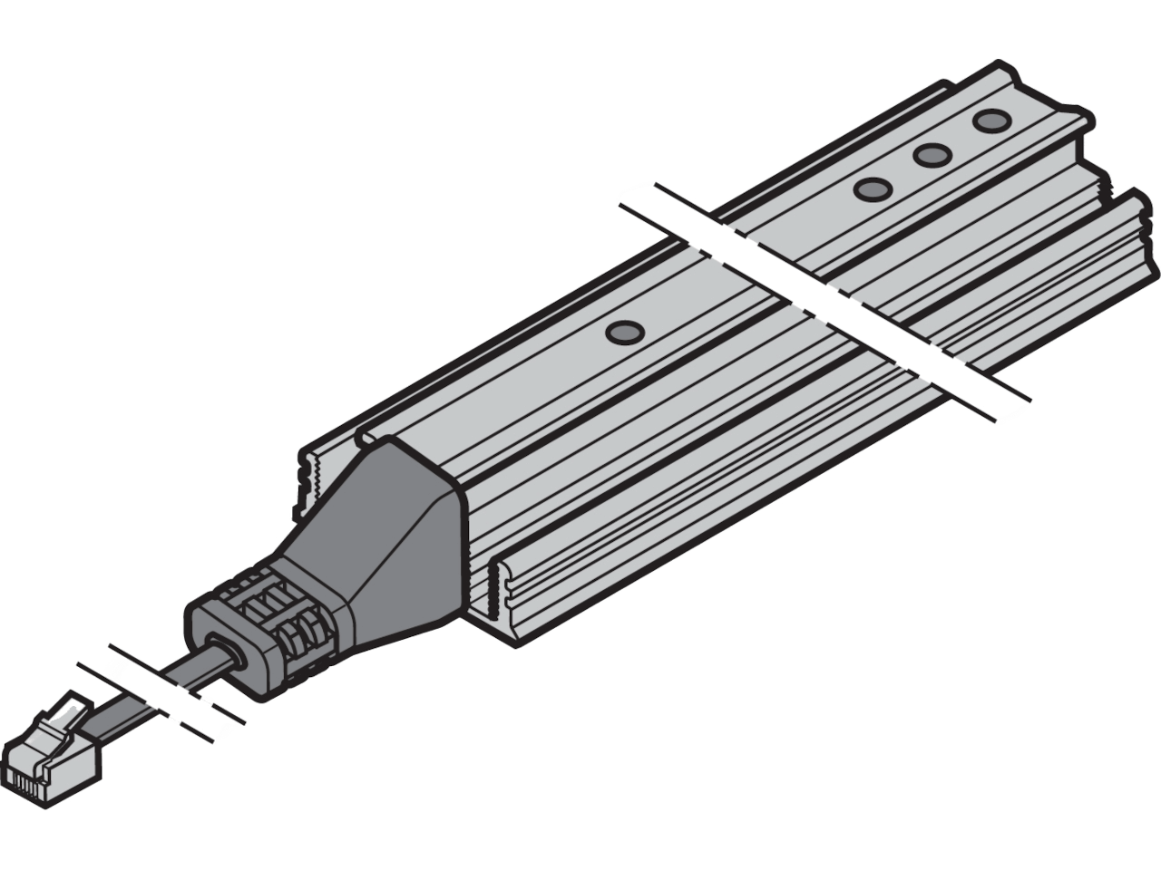 Hormann Light curtain HLG receiver length 2500 mm