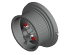 Canimex Torque Force TF D525-54 M134-1375 High Lift Drums 1,25in Door Weight 454kg Door Height HL 1384mm right hand side