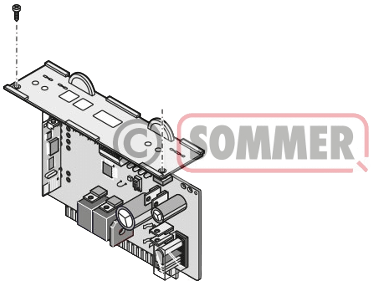 Sommer marathon 550/ 800/ 1100 SL control board FM 868.8 MHz