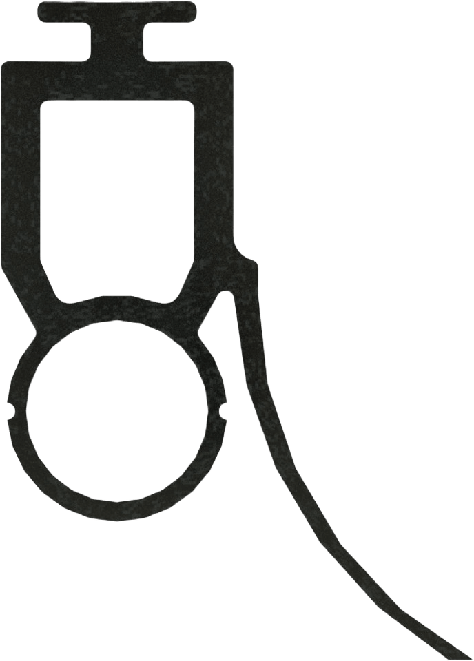 FRABA VITECTOR OSE-P 14 36 00 Rubber Profile 1-sided Sealing Lip 50m Coil