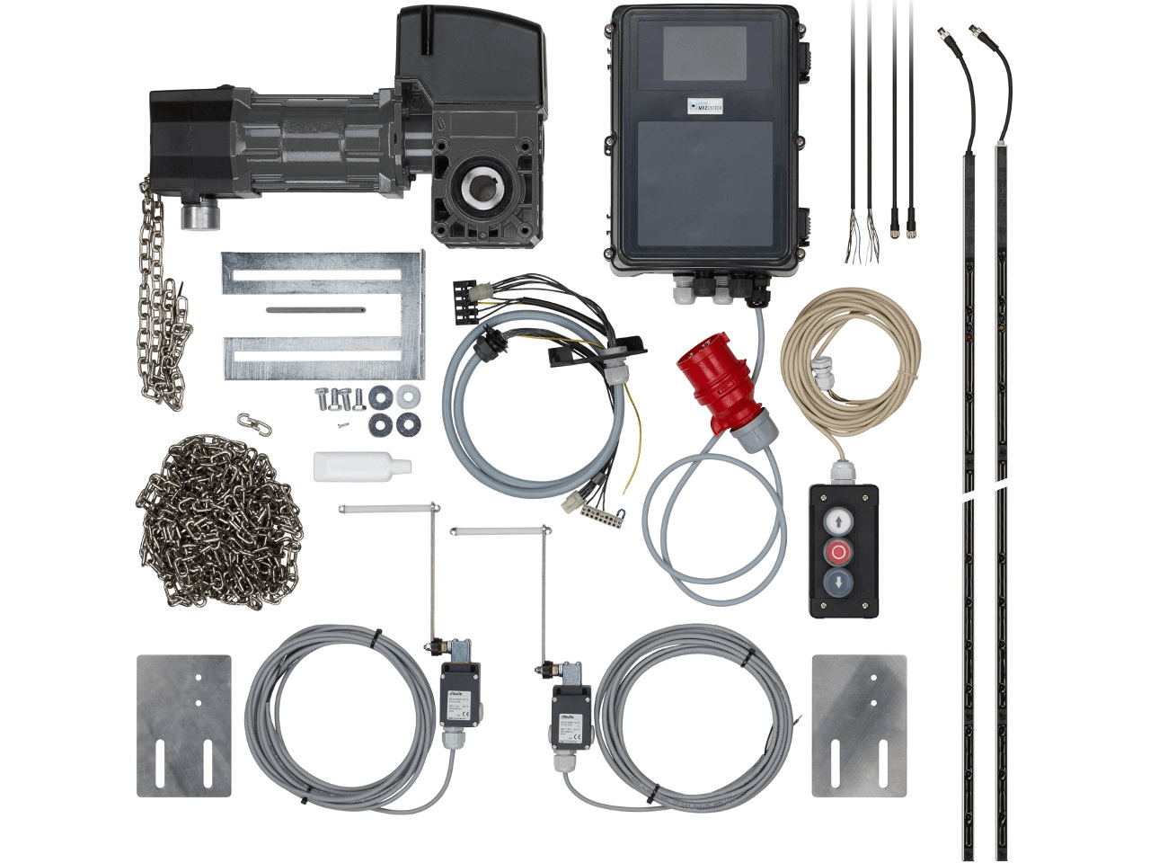 Sectional Door Drive Set MFZ Marantec Ovitor STA 1-10-24 KE LK CS320 Light Curtain