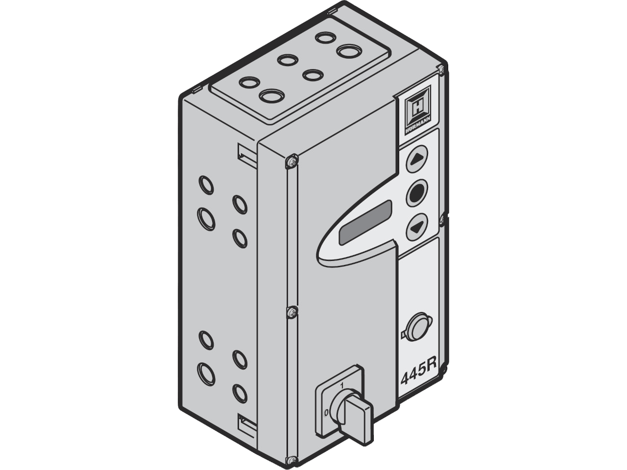 Hormann Door Control 460 R complete in Enclosure with main switch
