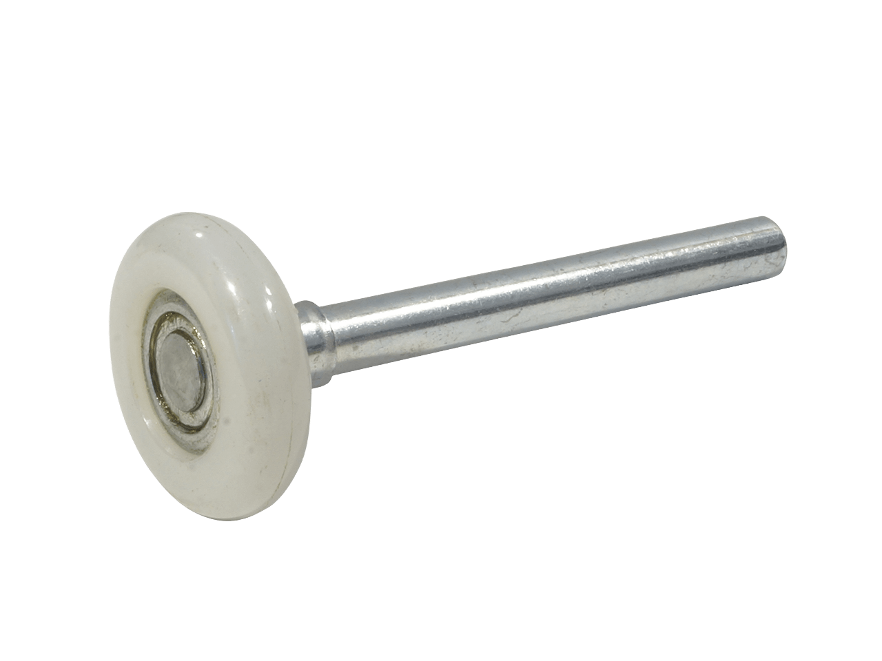 Door Roller 2in Nylon Ø11mm 95mm long Galvanized Steel 10 pcs