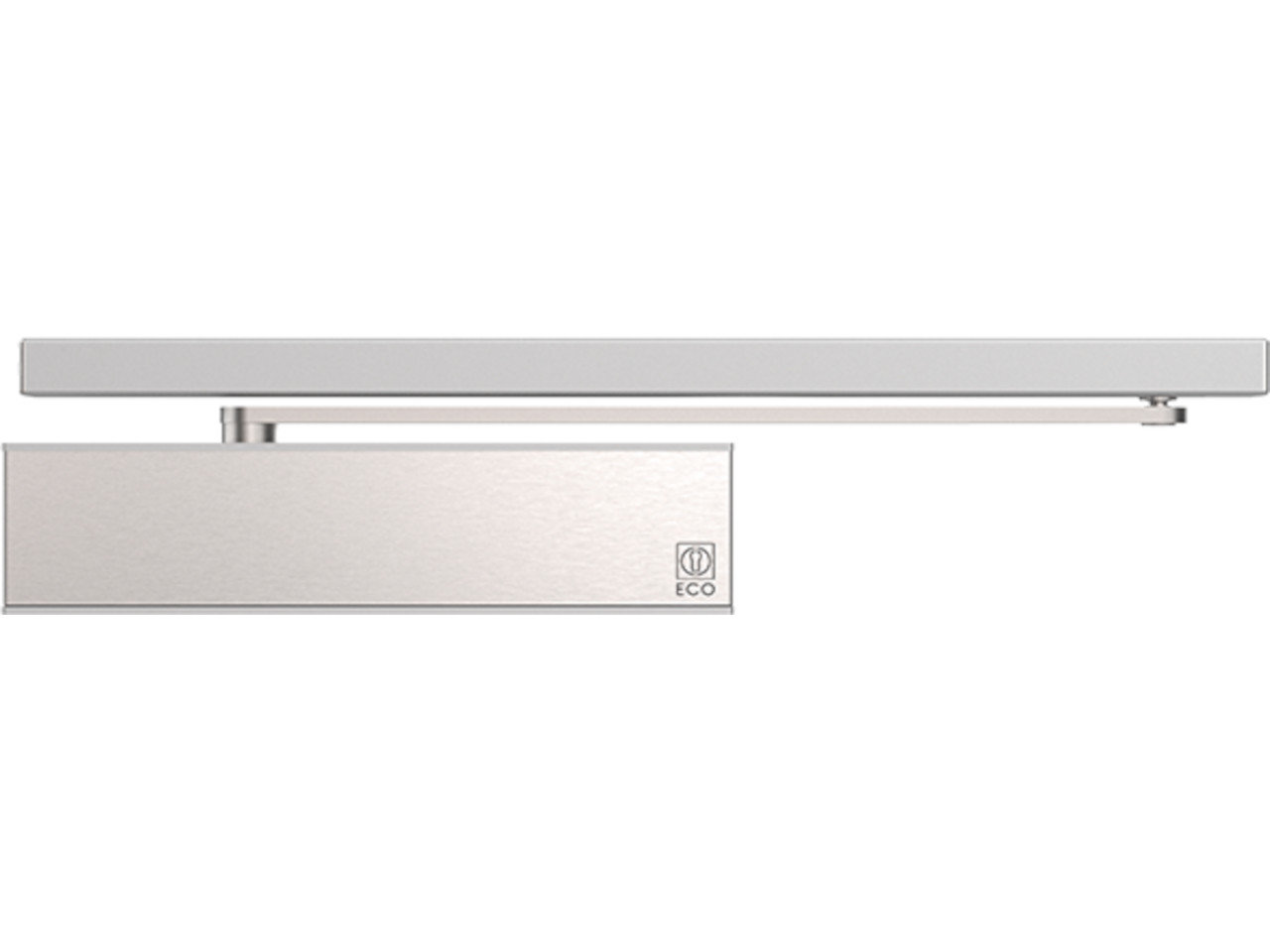 ECO TS-62 GS-H EN 2-5 door closer complete set, silver-coloured